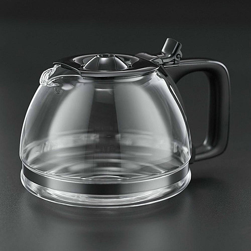 Кавоварка Russell Hobbs крапельна Textures Plus 1.25л, мелена, чорний