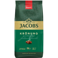 Кофе Jacobs зерна, 1000г, Kronung , купаж арабика/робуста