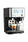 Кофеварка Sencor рожковая 1.4л, молотая, автоматический капучинатор, LCD-дисплей, нерж. сталь-черный