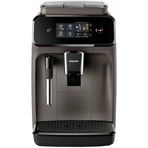 Кофемашина Philips Series 1200 1.8л, зерно, ручной капучинатор, авторецептов - 2, черный