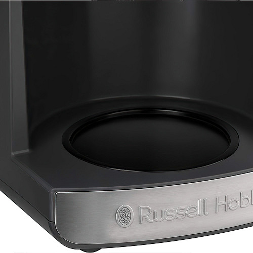 Кавоварка Russell Hobbs крапельна Grind and Brew, 1.25л, мелена, LED-дисплей, чорно-метал