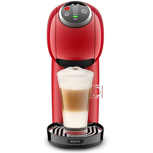 Кофеварка Krups капсульная Dolce Gusto Genio S Plus 0.8л, капсулы, сенсорное управление, красный