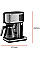Кофеварка Russell Hobbs капельная Attentiv Coffee Bar 1.5л, молотая, LED-дисплей, черно-металл