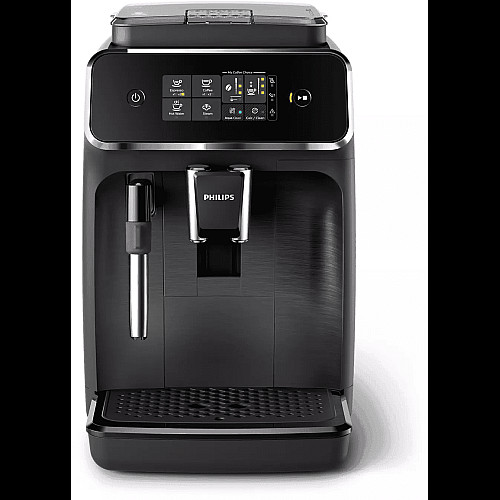 Кофемашина Philips Series 2200 1.8л, зерно, ручной капучинатор, авторецептов - 1, черный
