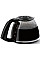 Кофеварка Tefal капельная Subito Mug 1.25л, молотая, черно-серебристый