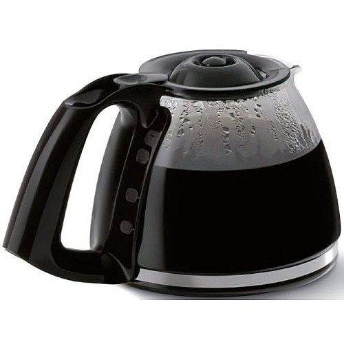 Кофеварка Tefal капельная Subito Mug 1.25л, молотая, черно-серебристый