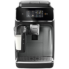 Кавомашина Philips Series 2300 LatteGo, 1.8л, зерно+мелена, автомат.капуч, дисплей, авторецептів -4, чорний