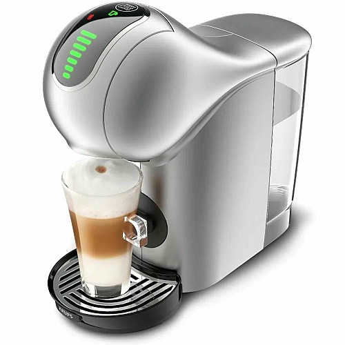 Кофеварка Krups капсульная Dolce Gusto Genio S Touch, 0.8л, капсулы, сенсорное управление, серебристый