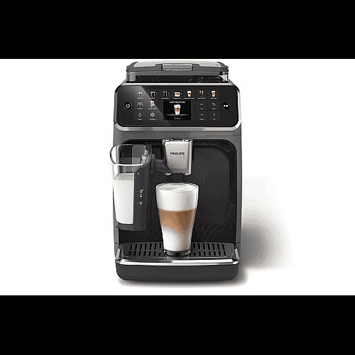 Кофемашина Philips Series 5500, 1.8л, зерно+молотая, автомат.капуч, дисплей, авторецептов -22, холодный кофе, серебристо-черный