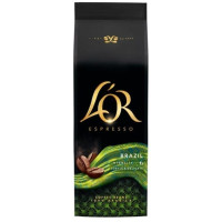Кава L`OR зерна, 500г, Espresso Brazil, арабіка