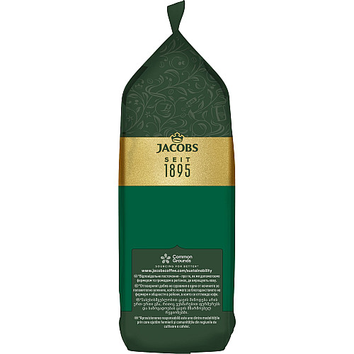Кава Jacobs зерна, 1000г, Monarch, купаж арабіка/робуста