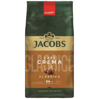 Кава Jacobs зерна, 1000г, Crema Classico, купаж арабіка/робуста