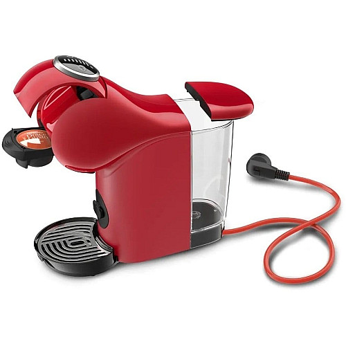 Кофеварка Krups капсульная Dolce Gusto Genio S Plus 0.8л, капсулы, сенсорное управление, красный