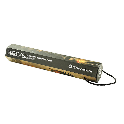 Ігрова поверхня GravaStar SHARK, XL (900х450х3мм), чорний