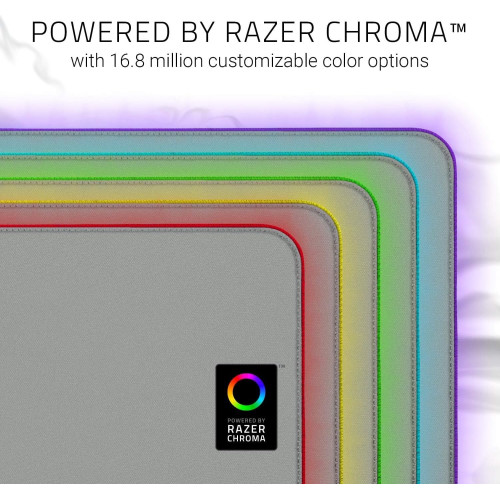 Ігрова поверхня Razer Goliathus Extended Chroma, RGB, XXL (920х294х3мм), mercury grey