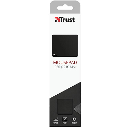 Ігрова поверхня Trust Mouse Pad, M (250х210х3мм), чорний
