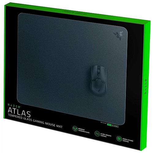 Ігрова поверхня Razer Atlas, L (450x400x5мм), чорний