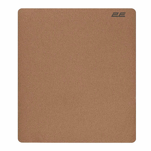 Килимок для миші 2E CORK, M(450x400x2мм), коричневий