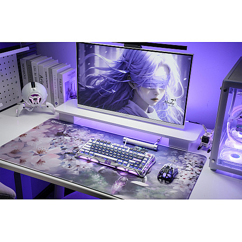 Ігрова поверхня GravaStar SAKURA, XL (900х450х3мм), рожевий