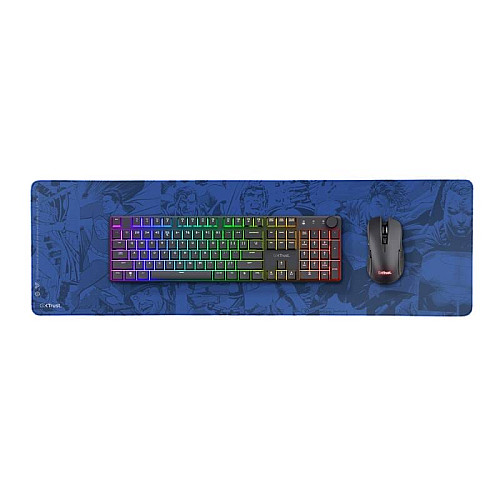 Игровая поверхность Trust GXT759SM Superman edition, XXL (930x300x3мм), синий