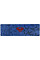 Игровая поверхность Trust GXT759SM Superman edition, XXL (930x300x3мм), синий
