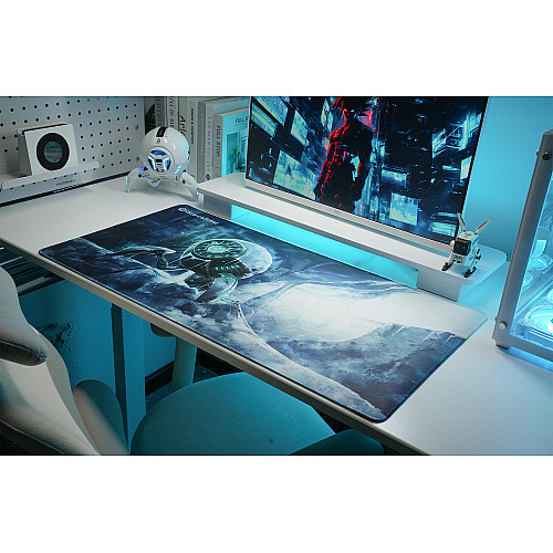 Ігрова поверхня GravaStar WINTER, XL (900х450х3мм), білий