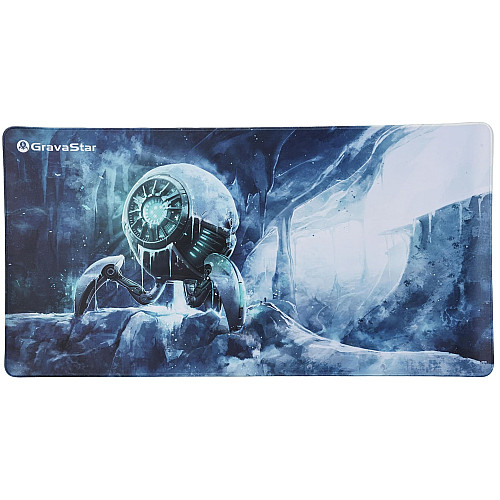 Ігрова поверхня GravaStar WINTER, XL (900х450х3мм), білий