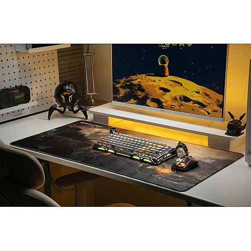 Ігрова поверхня GravaStar SHARK, XL (900х450х3мм), чорний
