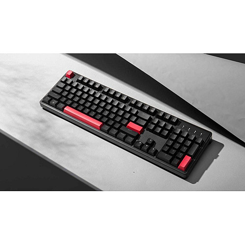 Клавиатура механическая Lemokey X3 104Key, Keychron Red, USB-A, QMK/VIA, Hot-Swap, EN/UKR, RGB, черный