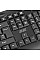 Клавіатура мембранна 2E KM1040 104key, USB-A, EN/UK, чорний