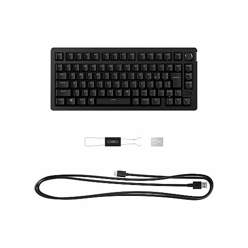 Клавиатура механическая HyperX Alloy Rise 75key, Red, USB-A, EN/RU, RGB, черный