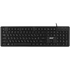 Клавіатура мембранна Acer OKW020, 104key ,USB-A, EN/UKR/RU,чорний