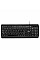 Клавиатура мембранная 2E KS120 104key, USB-A, EN/UK, White LED, черный