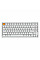 Клавиатура механическая Keychron J1 82Key, K pro Red, WL/BT/USB-A, QMK, Hot-swap, EN/UKR, RGB, белый