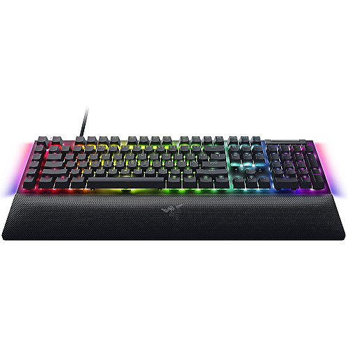 Клавіатура механічна Razer BlackWidow V4, 114key, Yellow Switch, USB-A, EN/RU, RGB, чорний