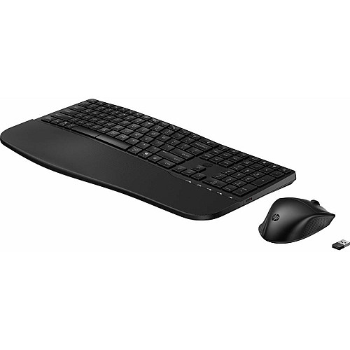 Комплект клавиатуры и мыши HP 680 Comfort Dual-Mode, BT, EN/UK, черный
