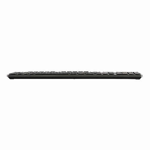 Клавиатура мембранная 2E KS280 120key, WL/BT, EN/UK, silent, черно-серая