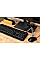 Клавіатура мембранна 2E KM1040 104key, USB-A, EN/UK, чорний