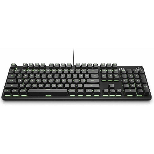 Клавиатура механическая HP Pavilion Gaming 550, 104key, Red Hybrid Switch, USB-A, EN/RU, RGB, черный