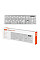 Клавіатура ножнична 2E KS270 109key, WL/BT, EN/UK, сріблясто-білий