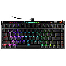 Клавіатура механічна ASUS ROG Falchion Ace 75 HE, 83key, HFX  V2 Magnetic Switches, USB-A, EN, RGB, чорний