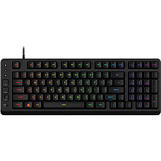 Клавіатура мембранна HyperX Alloy Origins EVE 1800 99key, Red, USB-A, EN/UA, RGB, чорний