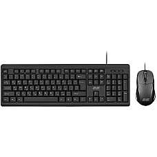 Комплект клавіатура та миша 2E MK401 USB-A, EN/UK/RU, чорний