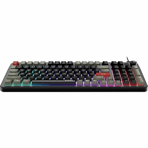 Клавиатура мембранная MSI FORGE GK110 UA 98key, USB-A, EN/UKR/RU, LED, черный