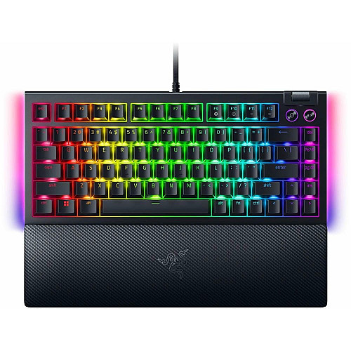 Клавиатура Razer BlackWidow V4 75% RGB 83key Mechanical Tactile Switch GEN-3, USB-A, EN, черный