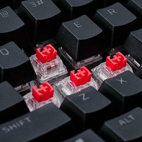 Клавиатура механическая HyperX Alloy Rise 75key, Red, USB-A, EN/RU, RGB, черный