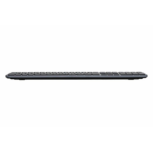 Клавіатура мембранна 2E KS240 110key, WL/BT, EN/UK, сіро-чорний