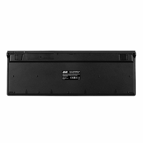 Клавиатура мембранная 2E KS280 120key, WL/BT, EN/UK, silent, черно-серая
