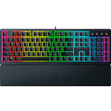 Клавіатура механічна Razer Ornata V3 104key, Mecha-Membrane Switch, USB-A, EN/UK, RGB, чорний