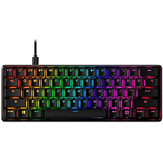 Клавіатура механічна HyperX Alloy Origins 60 61key, Red, USB-A, EN/UA, RGB, чорний